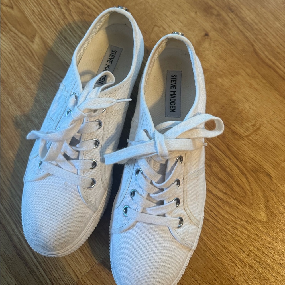 Platform White Steve Madden Shoes